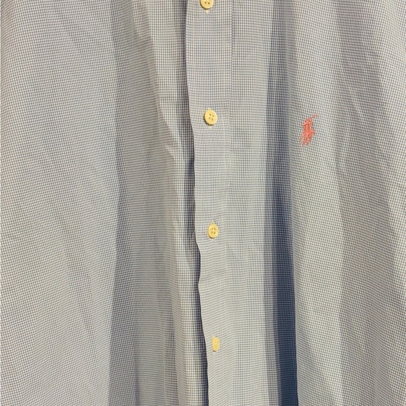Ralph Lauren Men’s Light Blue Classic Fit Button-Down Shirt 17 - Picture 10 of 10